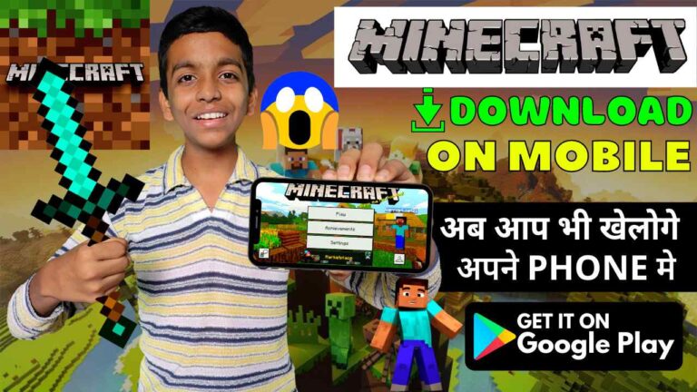 Download Minecraft on Android techy bag.