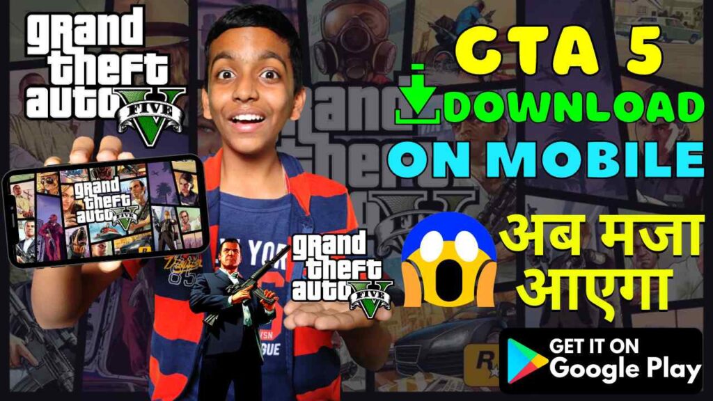 Gta 5 android apk + data download 2024