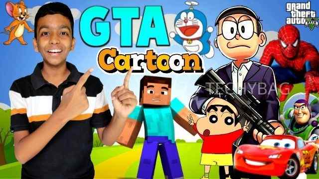 GTA SA cartoon graphics mod