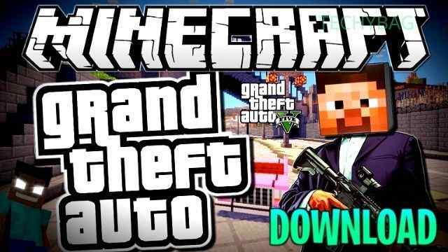 Gta 5 Mod In Minecraft Pe | Minecraft Gta V Map Download | Minecraft Gta -  Techy Bag