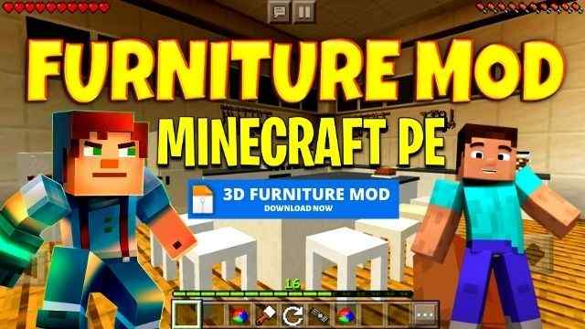 Download Furniture mod for minecraft pe