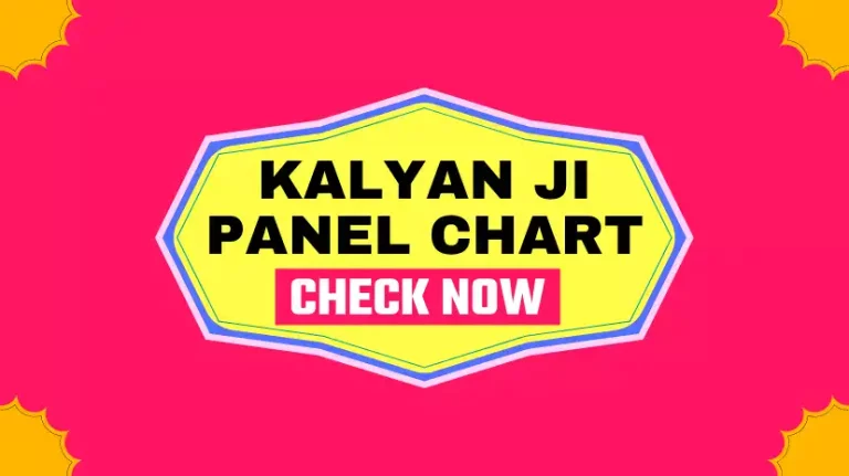 Kalyan Ji Panel Chart