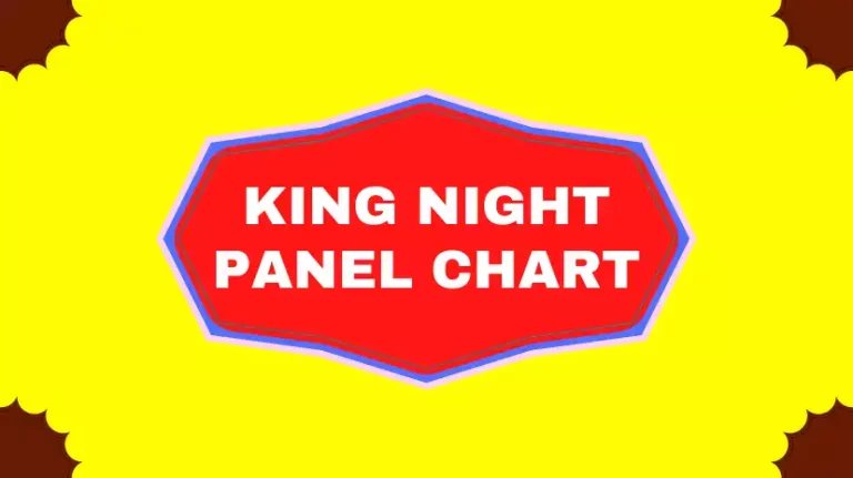 King Night Panel Chart