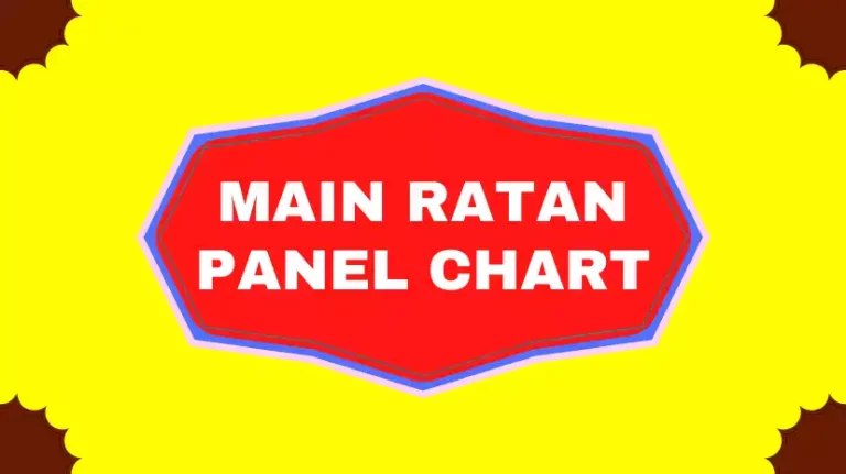 Main ratan panel chart