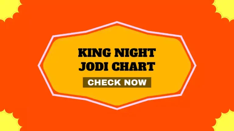 Matka King Night Jodi Chart