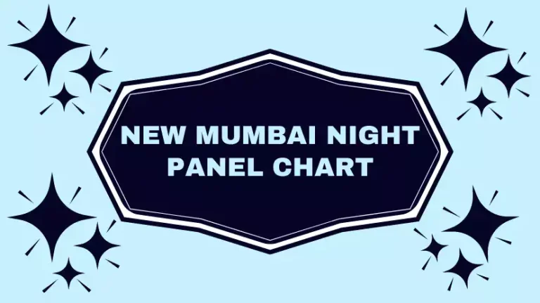New Mumbai Night Panel Chart