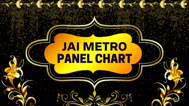 Jai Metro Panel Chart