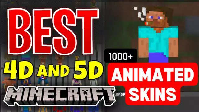 Download Minecraft PE 4D and 5D skins for Android