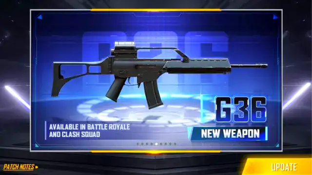 5 Best Guns To Use In Free Fire After New Update! 3 Free Fire G36