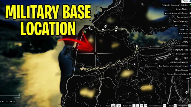 GTA 5 Military Base Location