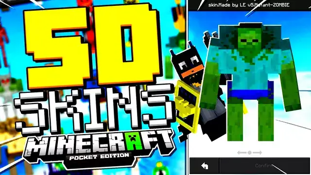 Minecraft PE 5d skins