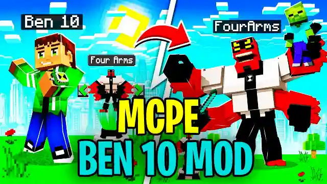 Minecraft pe ben 10 Omnitrix Mod