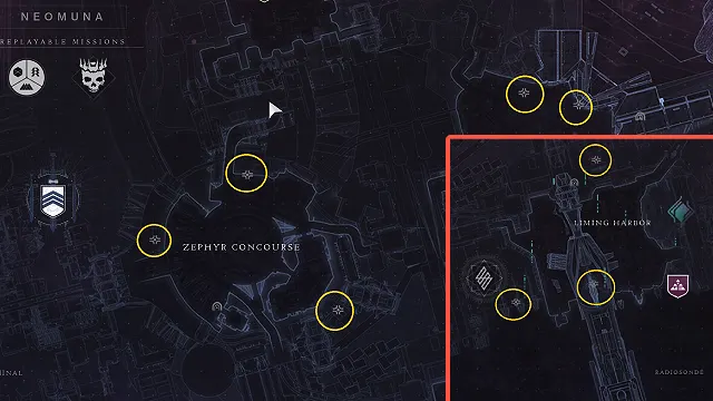 Destiny 2: All Chests in Zephyr Concourse, Ahimsa Park and Liming Harbor