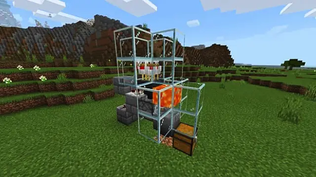 Cooked Chicken Farm Minecraft