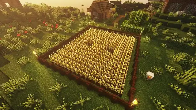 Wheat Farm Minecraft Wheat Farm Minecraft