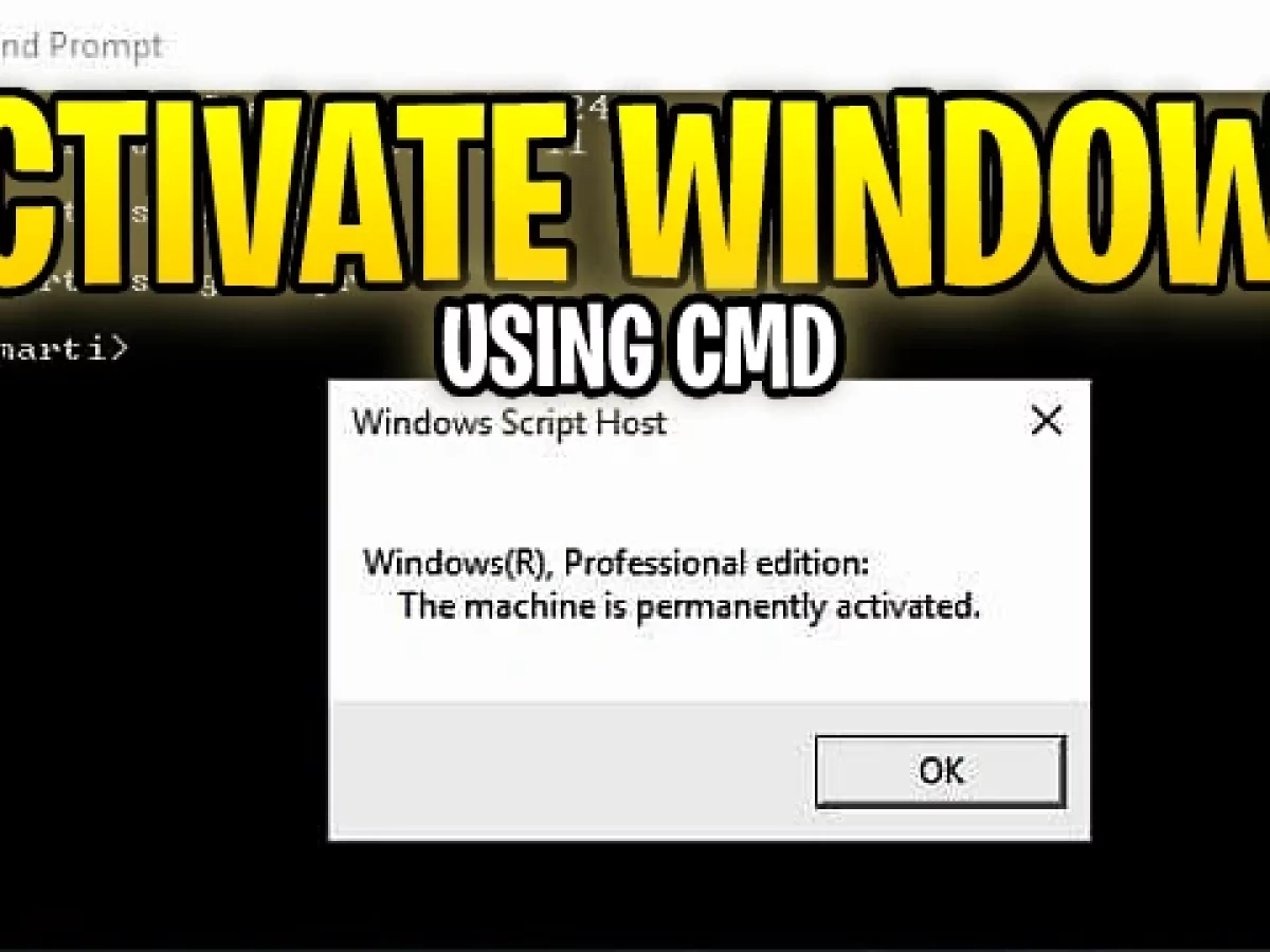 Is it safe to activate Windows 10 using CMD?