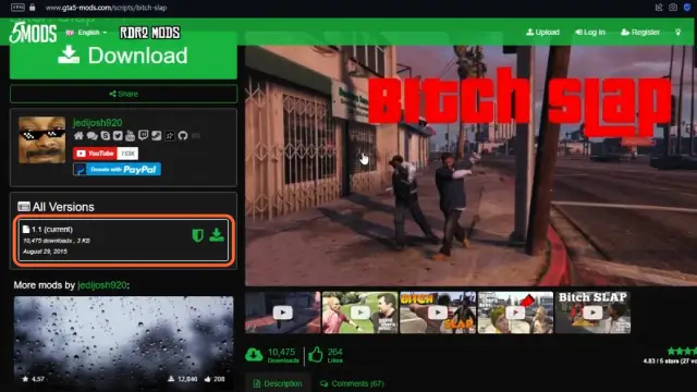 Download the Slap Mod For GTA 5 Download the Slap Mod For GTA 5