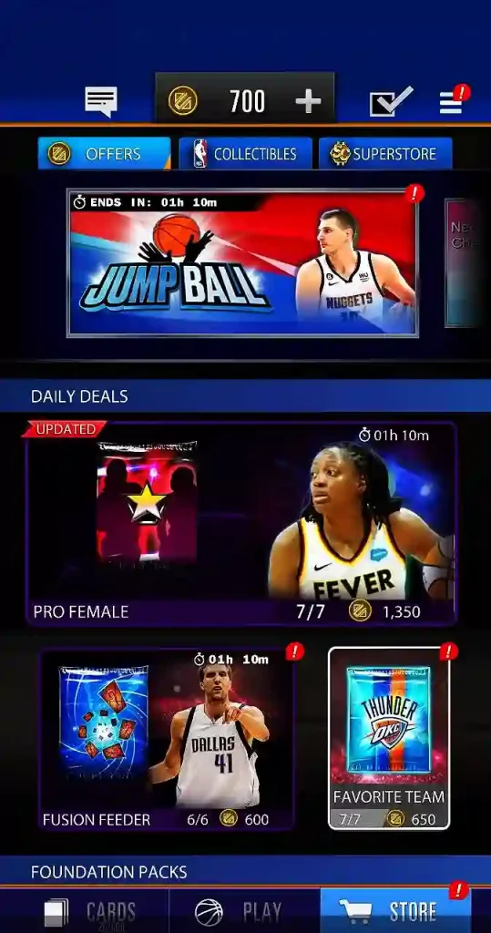 NBA SuperCard qr Codes 2023