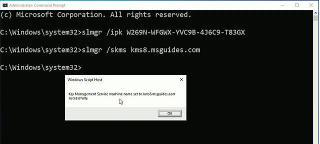 Windows 10 Activation Using Command Prompt