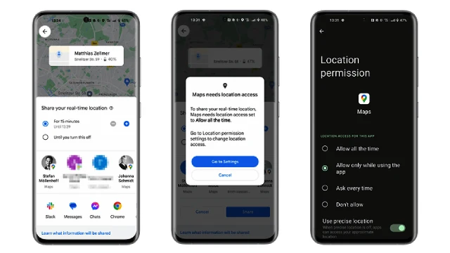 Share Location With Google Maps Share Location With Google Maps