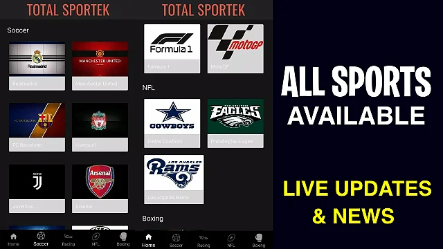 Totalsportek APK Features Totalsportek APK Features