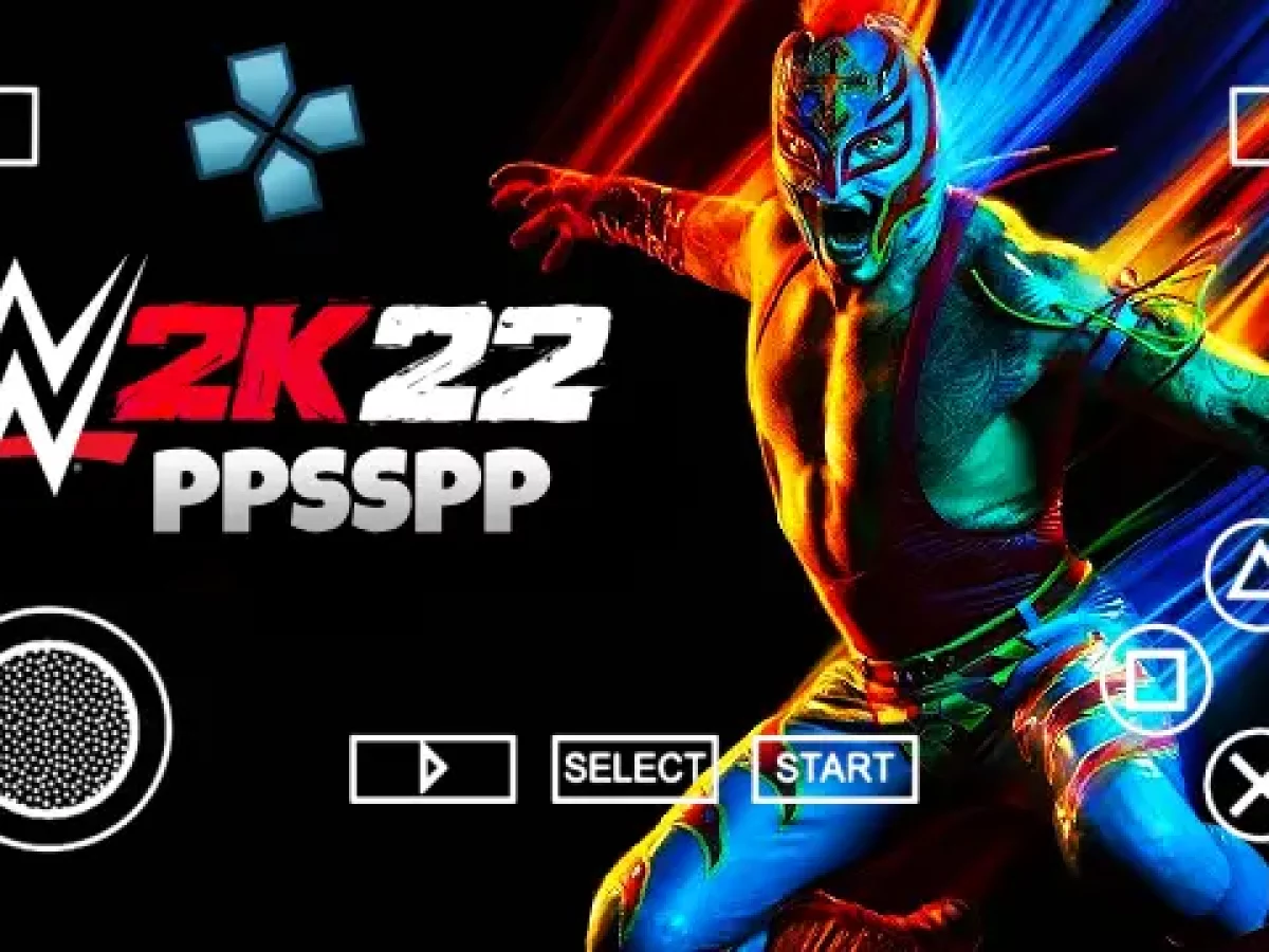 WWE 2k22 PPSSPP Zip File Download For Android – Save Data + Textures